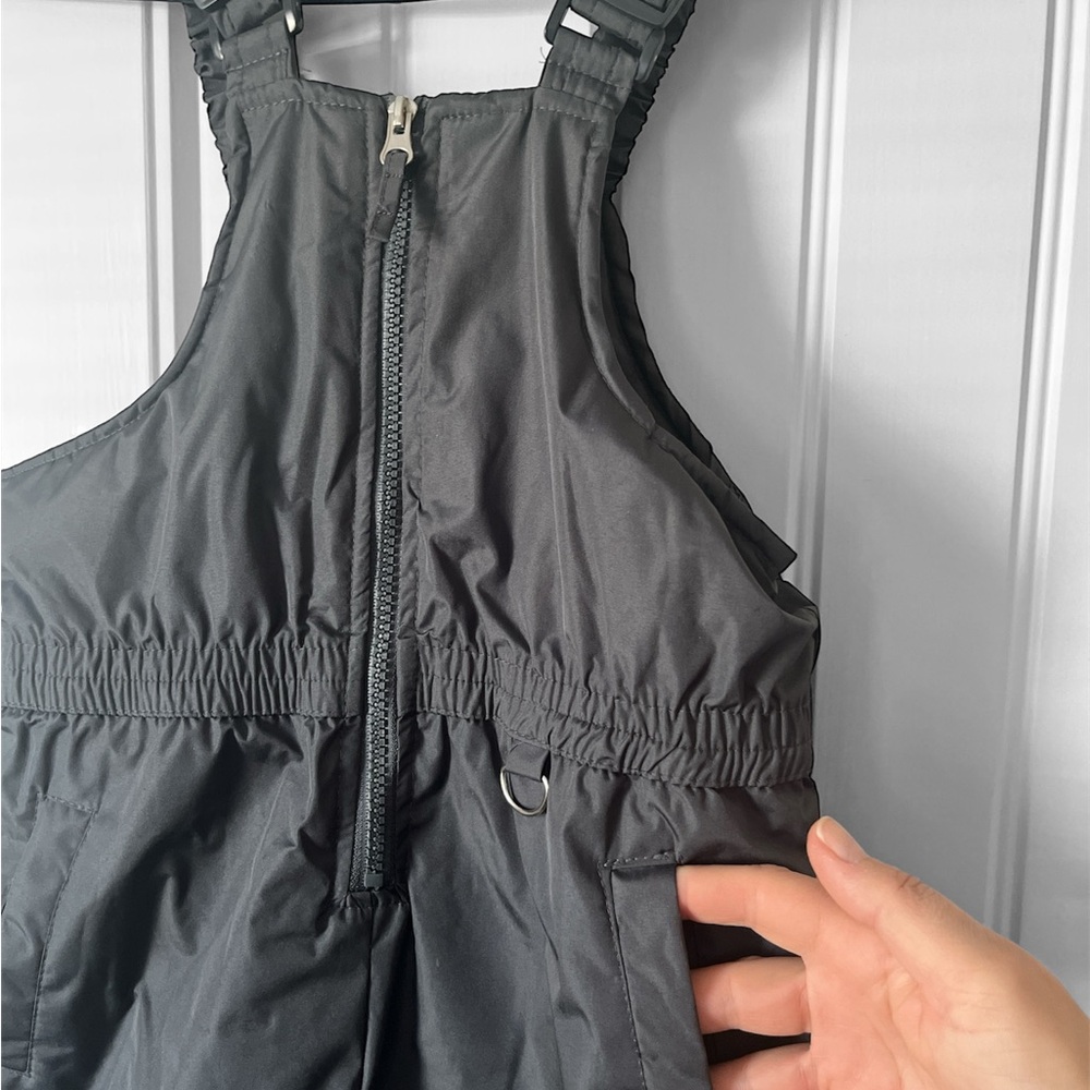Snow Overalls Insulated Elastic Waist Zipper Adjustable Length Girls Sz 6 6X - Picture 4 of 9